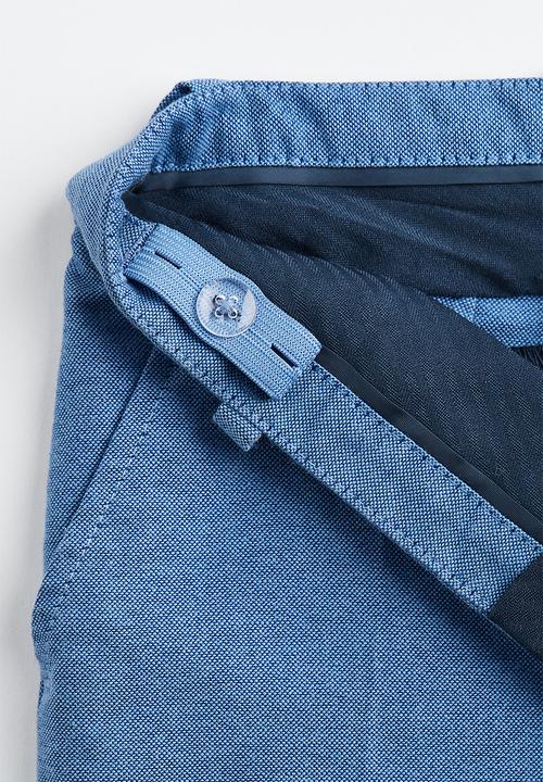 H&M - Slim fit suit trousers - blue