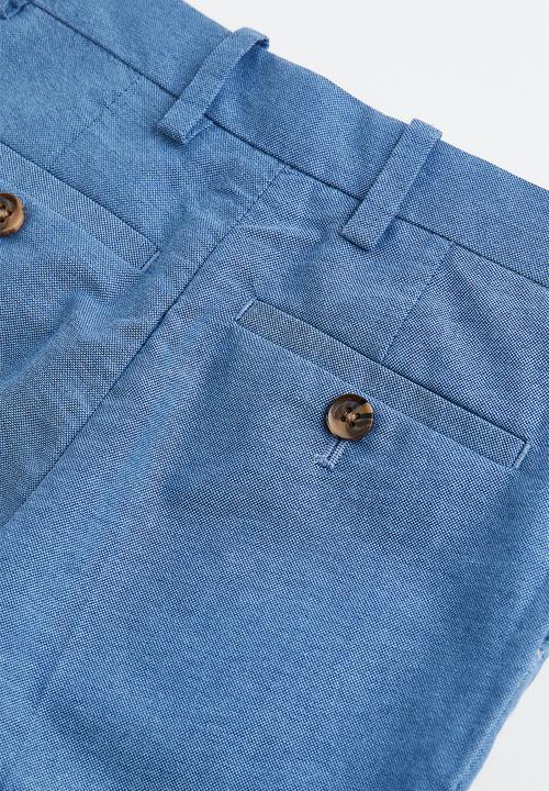 H&M - Slim fit suit trousers - blue