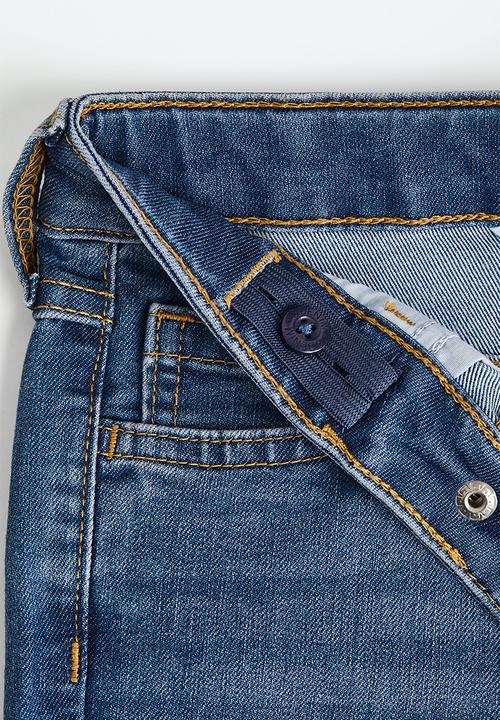H&M - Relaxed tapered fit jeans - denim blue 