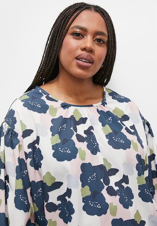 Superbalist - Easy balloon sleeve crew shell - multi