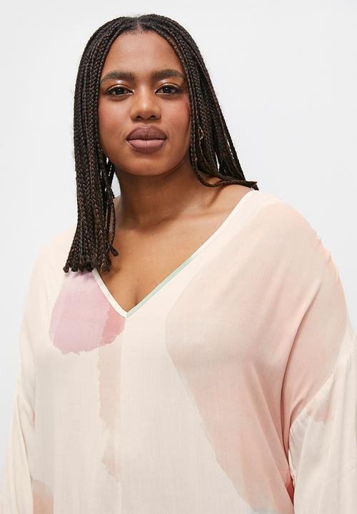 Superbalist - Kaftan dress with volume sleeve - multi