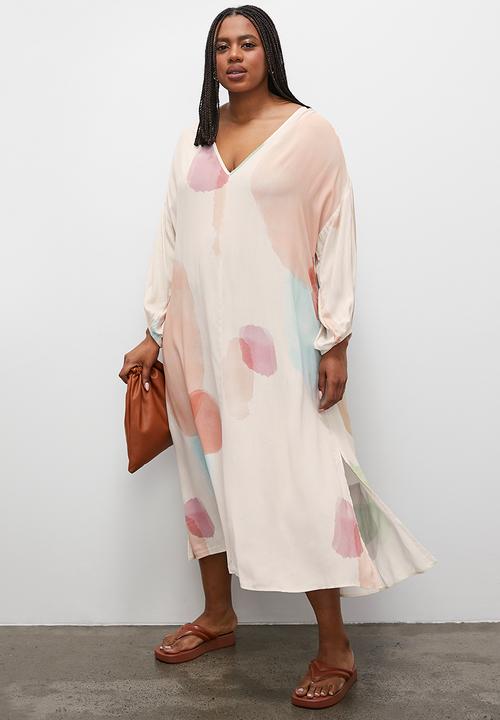 Superbalist - Kaftan dress with volume sleeve - multi