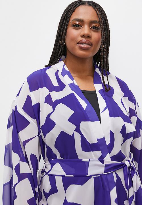Superbalist - Modaxi cover up - blue & white