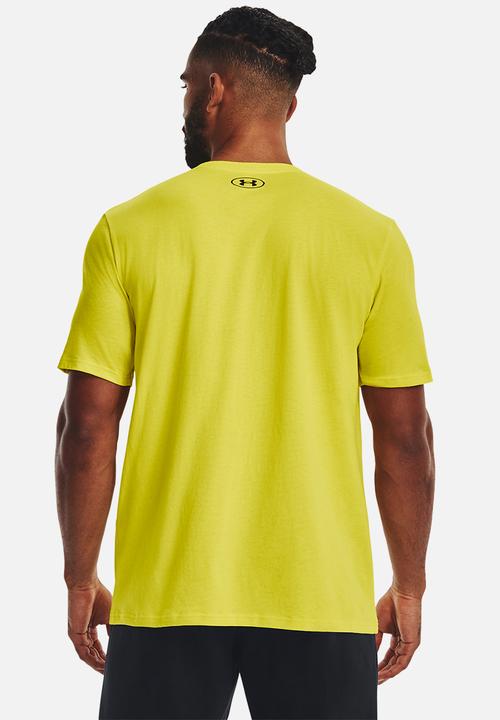 Under Armour - Ua team issue wordmark short sleeve - starfruit