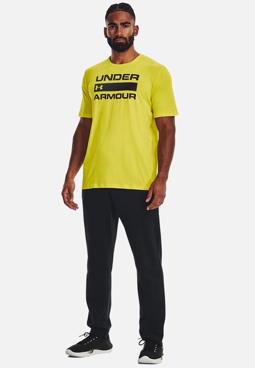 Under Armour - Ua team issue wordmark short sleeve - starfruit