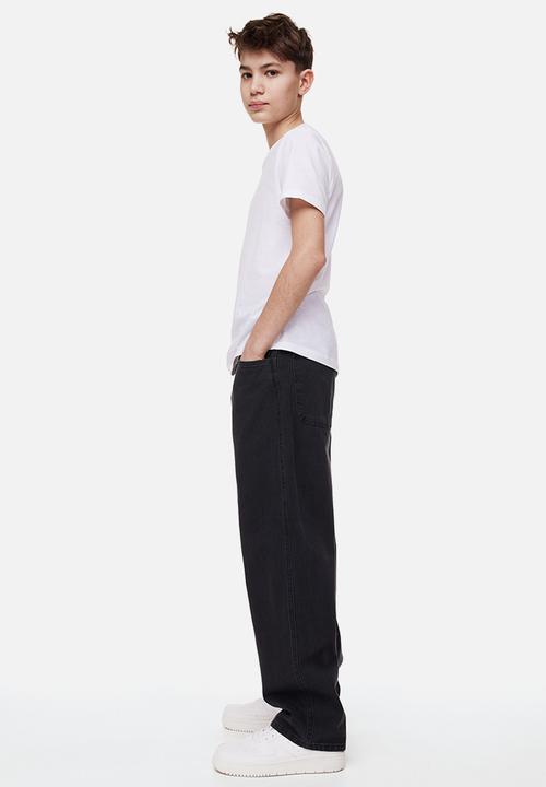 H&M - Baggy fit jeans - anthracite grey