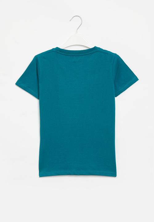 JEEP - Basic print graphic tee - blue
