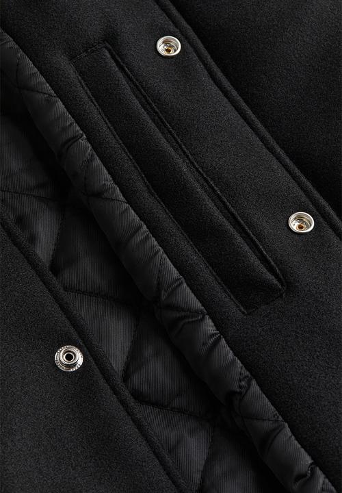 H&M - Regular fit baseball jacket - black/disney100