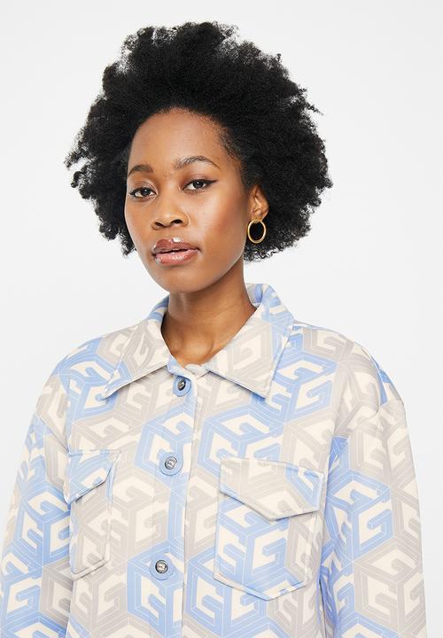 GUESS - Emilee scuba shirt - multi
