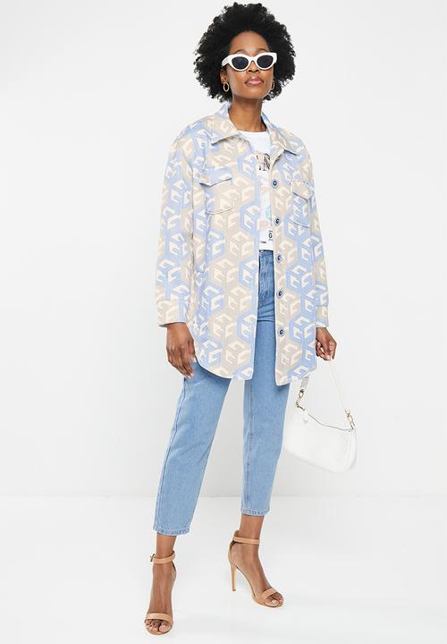 GUESS - Emilee scuba shirt - multi