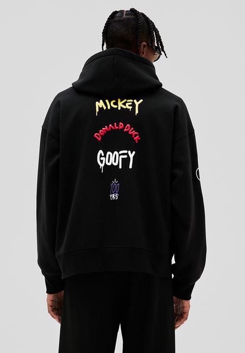H&M - Oversized fit hoodie - black/disney100