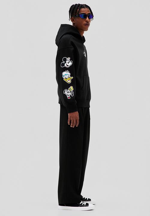 H&M - Oversized fit hoodie - black/disney100