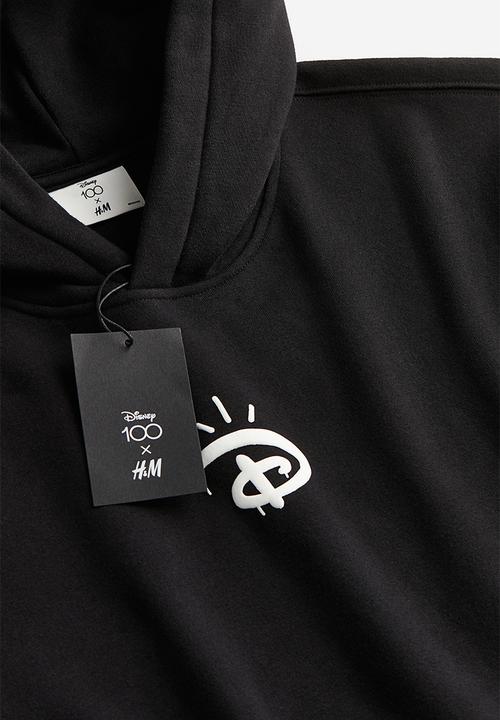 H&M - Oversized fit hoodie - black/disney100