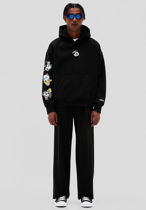H&M - Oversized fit hoodie - black/disney100