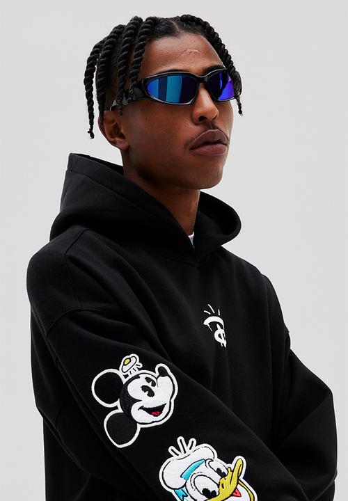 H&M - Oversized fit hoodie - black/disney100