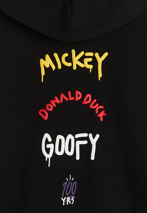 H&M - Oversized fit hoodie - black/disney100