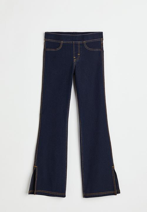 H&M - Flared jeggings - blue
