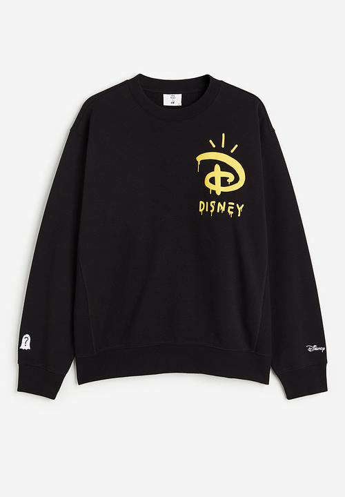 H&M - Loose fit sweatshirt - black/disney100