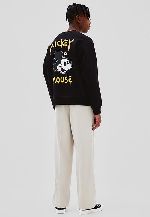 H&M - Loose fit sweatshirt - black/disney100
