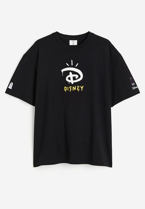H&M - Loose fit T-shirt - black/disney100