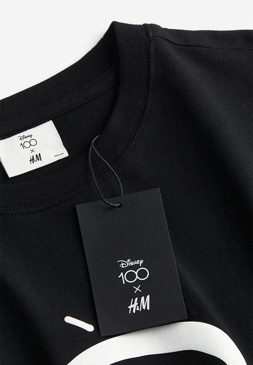 H&M - Loose fit T-shirt - black/disney100