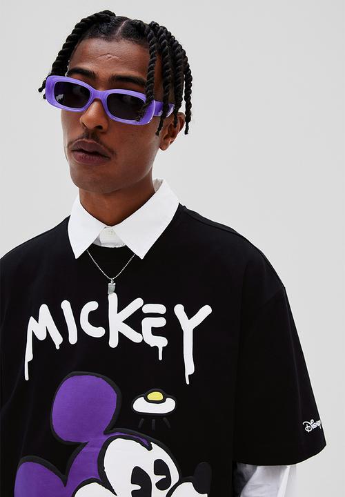 H&M - Loose fit T-shirt - black/disney100