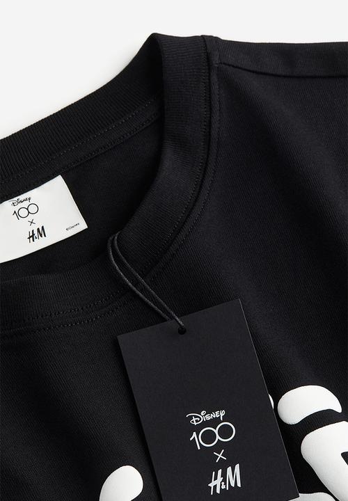 H&M - Loose fit T-shirt - black/disney100