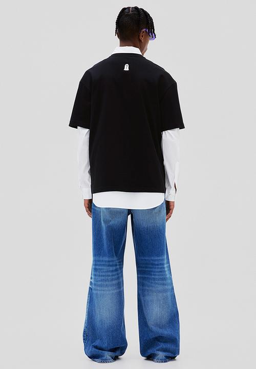 H&M - Loose fit T-shirt - black/disney100