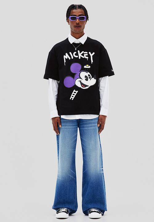 H&M - Loose fit T-shirt - black/disney100