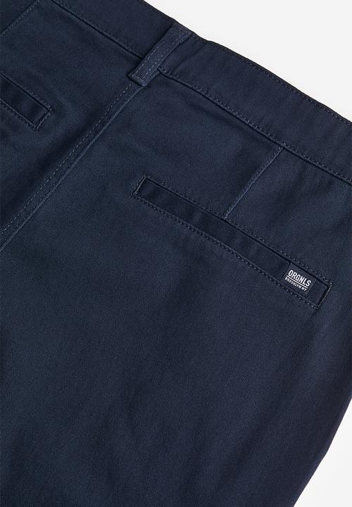 H&M - Slim fit chinos - blue