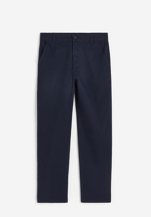 H&M - Slim fit chinos - blue