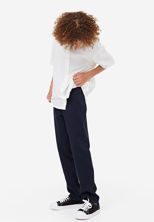 H&M - Slim fit chinos - blue