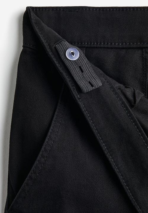 H&M - Slim fit chinos - black