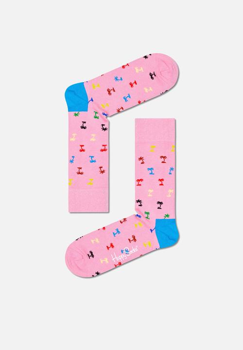 Happy Socks - 4-Pack tropical day socks gift set adult size - multi