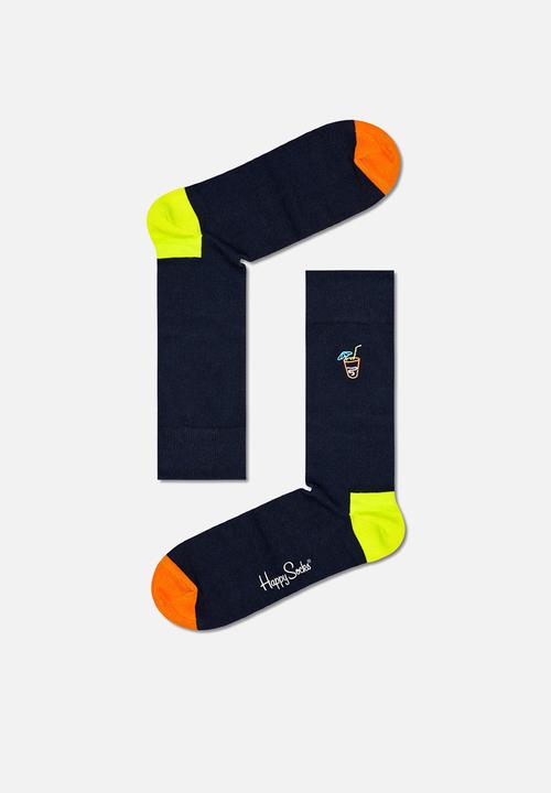 Happy Socks - 4-Pack tropical day socks gift set adult size - multi