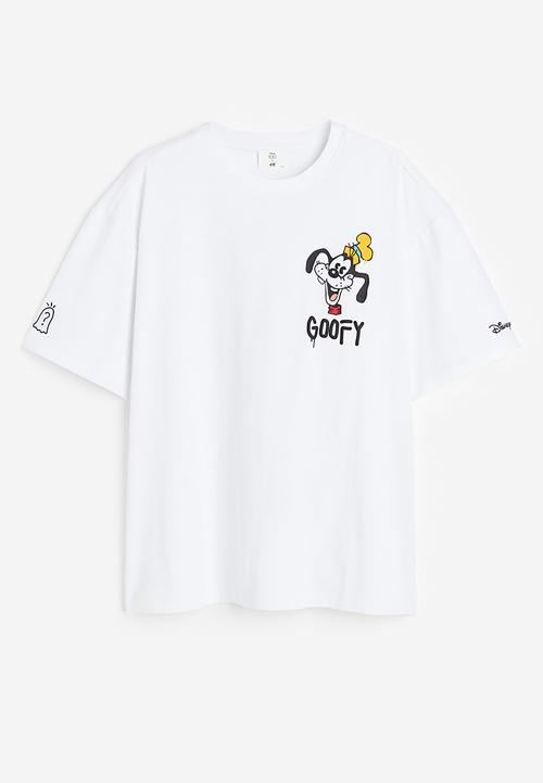 H&M - Loose fit T-shirt - white/disney100