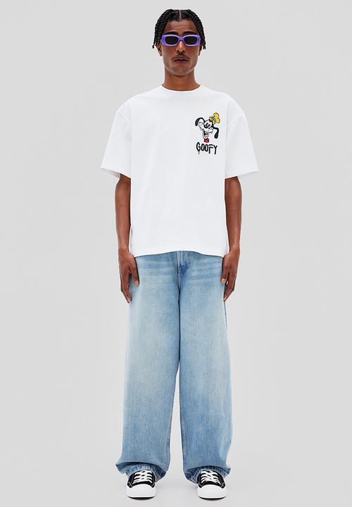 H&M - Loose fit T-shirt - white/disney100