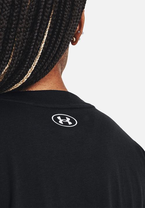 Under Armour - Ua collegiate crop short sleeve - black/white