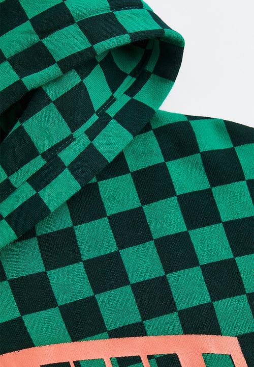 H&M - Oversized printed hoodie - green