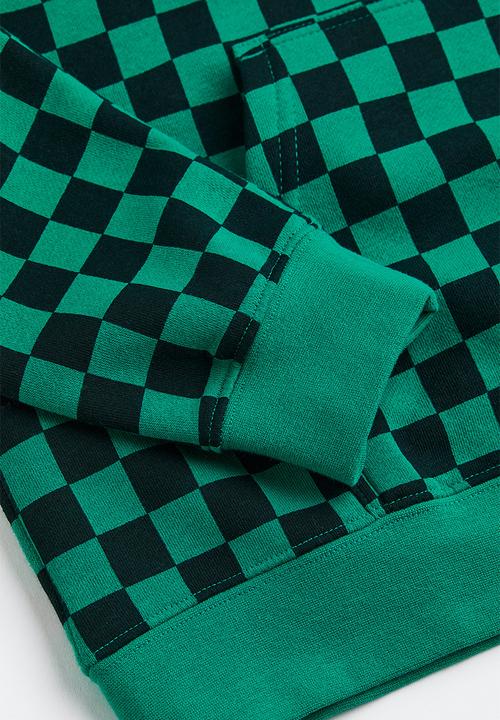 H&M - Oversized printed hoodie - green