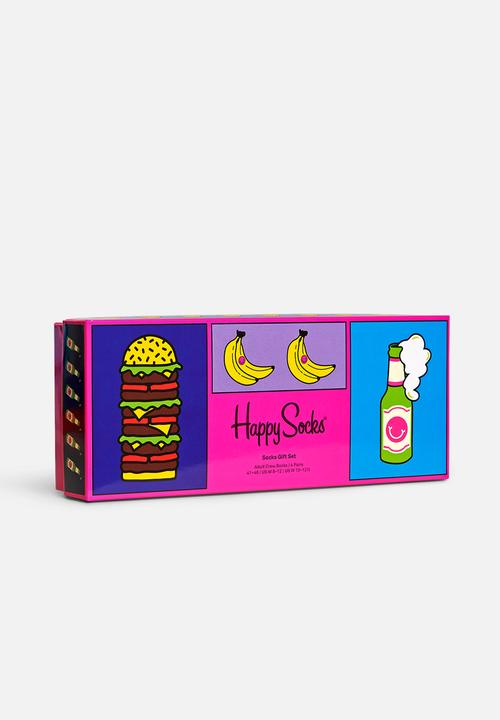 Happy Socks - 4-Pack yummy yummy socks gift set - multi