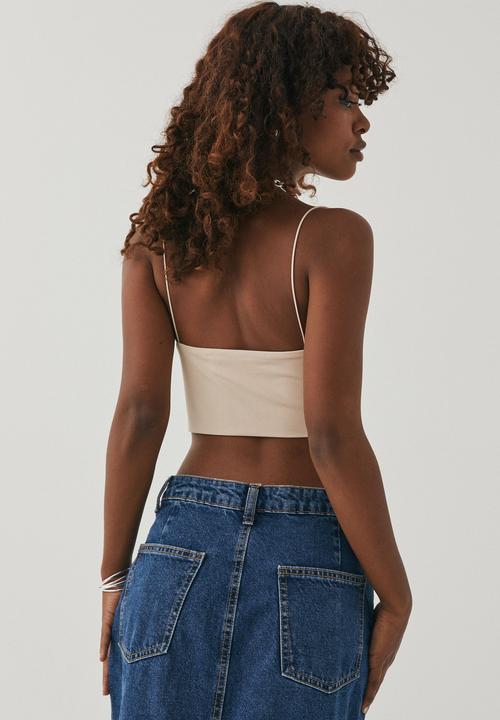Supré  - Luxe ultra crop cami - london beige