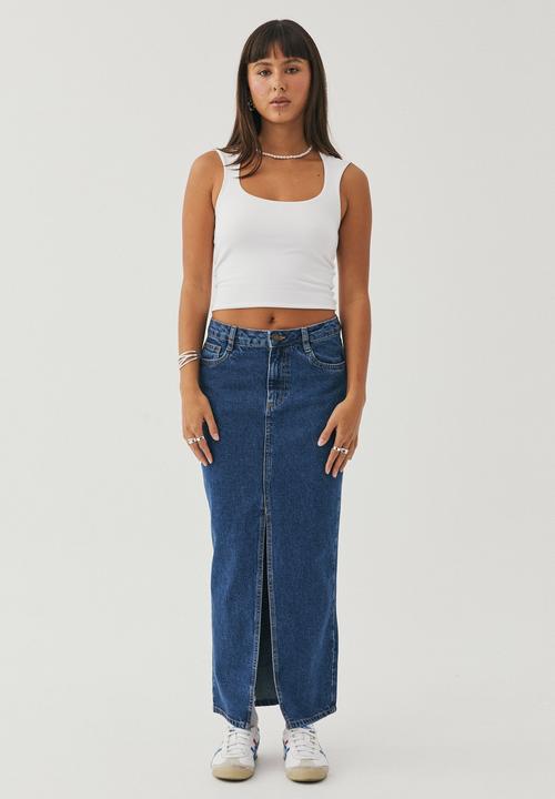 Supré  - Luxe scoop neck tank - white