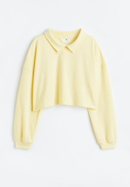 H&M - Boxy-style sweatshirt - yellow