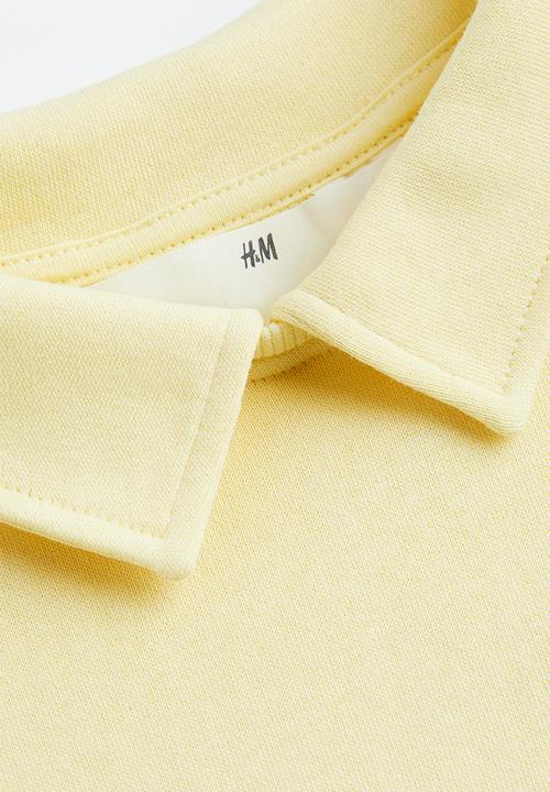 H&M - Boxy-style sweatshirt - yellow