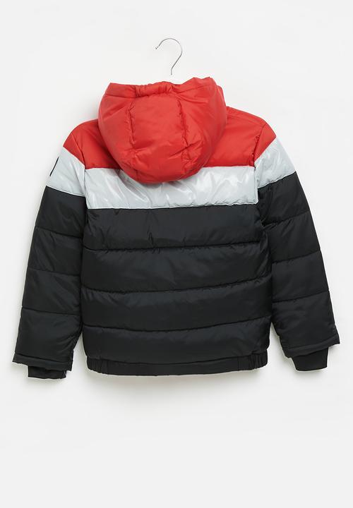 Nike - Nkn color block heavy puffer - university red