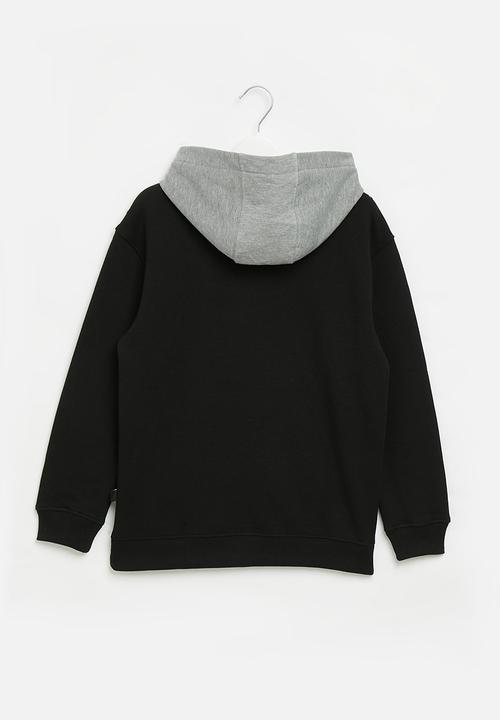 Quiksilver - Open spot hood boys - black