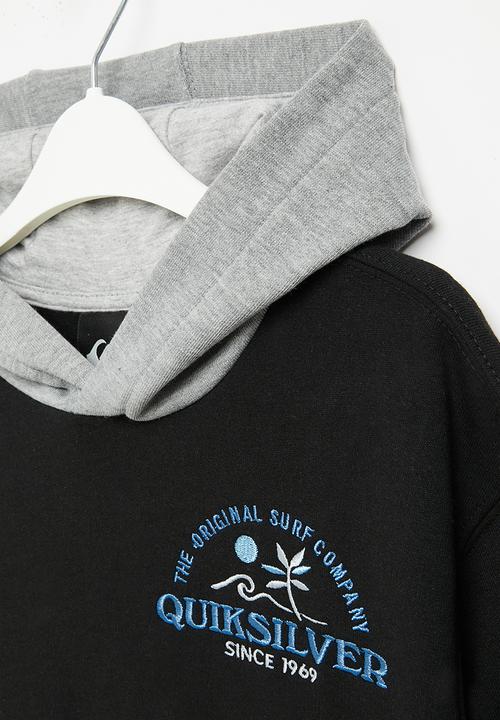 Quiksilver - Open spot hood boys - black