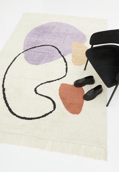 Sixth Floor - Collage tufted rug - multi