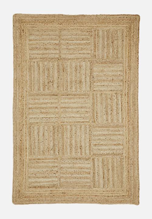 Sixth Floor - Braided jute rug - natural